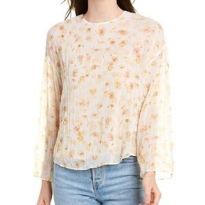Vince Pressed Petal Blouse